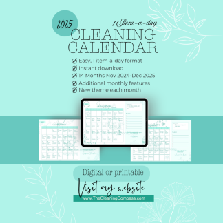 2025 Year-of-Clean Calendar
